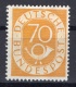 West Germany: 1951 Posthorn 70 Pfennig Mint