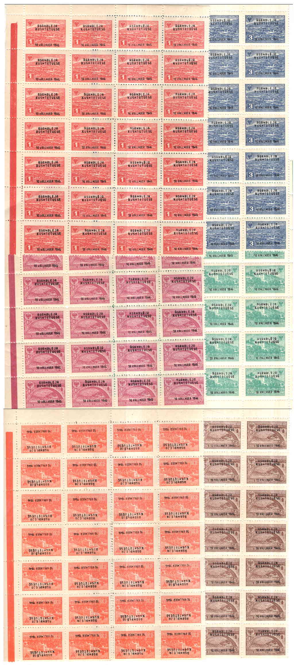 Albania 9873193 Albania Sc 36772 VFNH BK28 CV 900