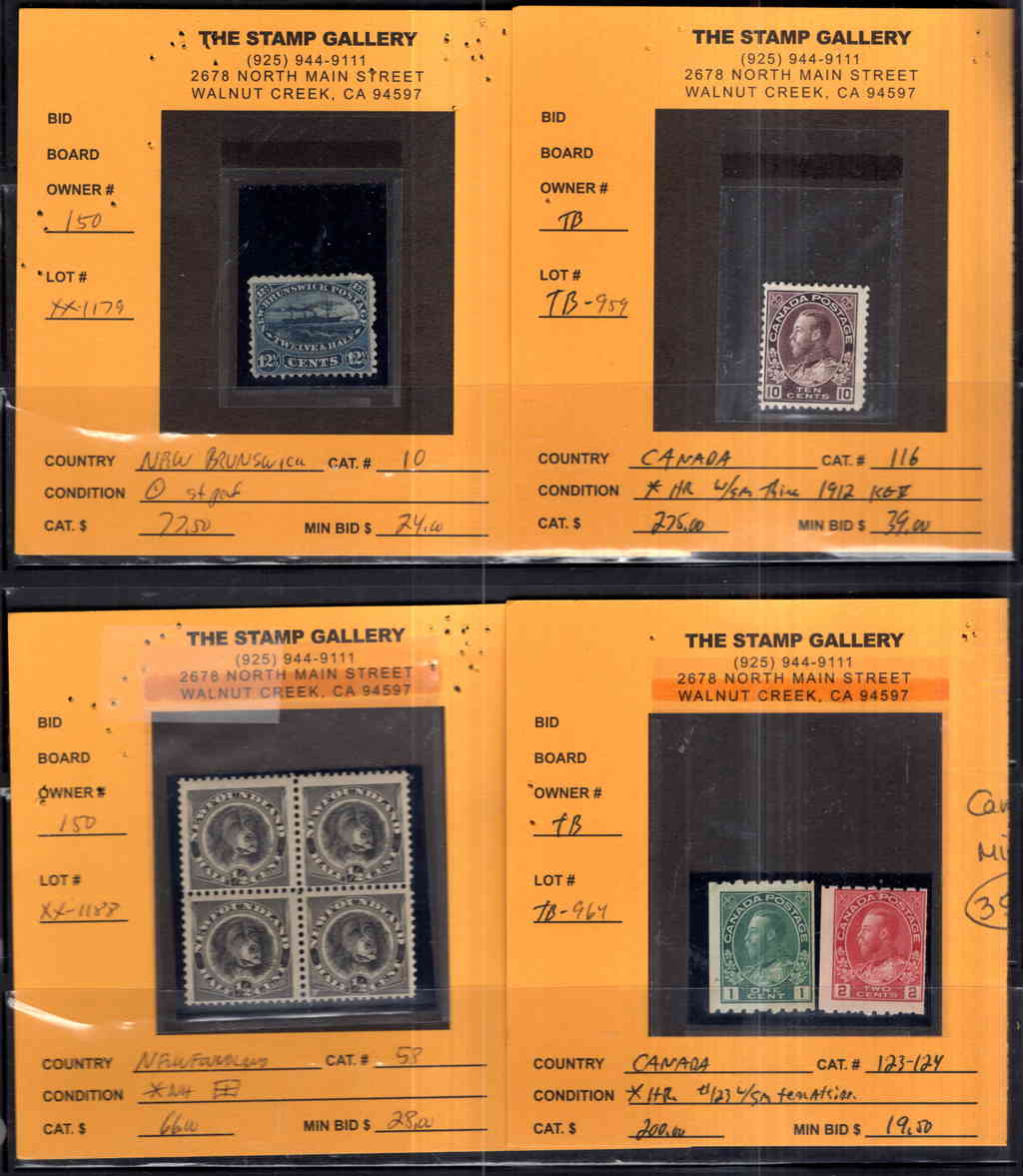 Collections Lots 9874900 Canada Selections BNA Mint Used HiCV collections-lots-9874900-canada-selections-bna-mint-used-hicv