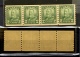 9906346 Canada Sc 161 VF NH Strip of 4 CV 480$