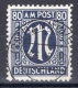 Bizone: AM Post 80 Pfennig Used & Signed