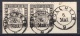 Baden: 1864 1 Kreuzer Pair on Piece