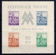 Soviet Zone: West Saxony Souv. Sheet MNH