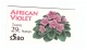 US Sc.BK177 AFRICAN VIOLETS COMPLETE BOOKLET MNH 1993