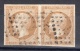 France: 10 Cent. Napoleon Horizontal Pair Used