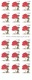 US Sc.2490a RED ROSE COMPLETE BOOKLET MNH 1991