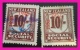 P2Ttr7 NZ 10/- Social security stamps