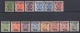 German Empire: 1920 MNH Sets Wuerttemberg Officials