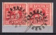 Bavaria: Michel 9b Pair on Piece with Certificate