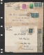 Estonia. 5 x letters to US (191,191, 191, 191)