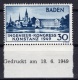 French Zone Baden: 1949 Konstanz I MNH Printing Date
