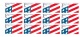 US Sc.2522 FLAG COMPLETE PANE MNH 1991