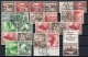 German Empire: Lot Used Set Tenants Semi Postals